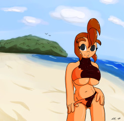 Citrine went to the beach~Wish I was there > 3< <3art