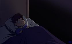 chillguydraws:What’s Luna losing sleep over? ;9