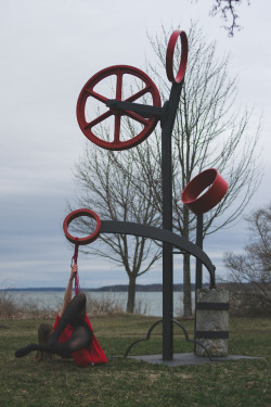 boshai:  Hanging by a thread   Portland, April 2018   Rope by