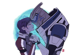 azaharablue:  Dammit Vakarian, you are so hard to draw. 