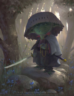 pixalry:  Edo Period Samurai Yoda - Created by Jose Vega