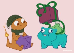 nekoama:  Gift Exchange  Merry Christmas Eve-eve guys