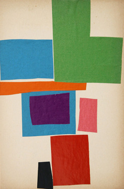 vjeranski:RALPH COBURN Works on Paper, France 1949-1956Collage,