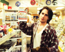  Jeff Buckley photographed by Merri Cyr at Tower Records, NYC,