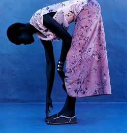 furples:  Elle US March 19992nd SkinPhotographer: Gilles BensimonModel: