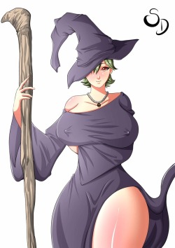 club-ace:  sexydarkbr: Laila My new OC, she’s a witch! : D