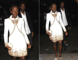 accras:  Lupita Nyong’o and her boyfriend K’naan attends