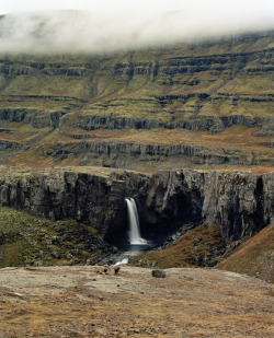 lodoelaura:  Waterfall, Route 939, Iceland, 2013. 