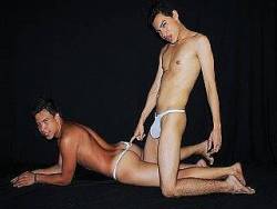 nudelatinos:  Check out these two sexy Latin twinks live on their