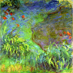 ispeakalchemy:  bofransson:  Claude Monet Hemerocalles au bord