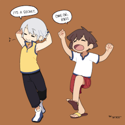 hakeism: Sora whining to Riku is the best thing ever I admittedly