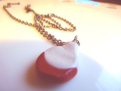 My handmade Uchiha Necklace I know is creepy and no well made,