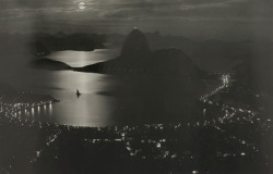 natgeofound:  Botafogo Bay and Rio de Janeiro at night, September