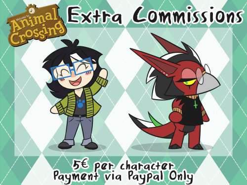   Opening Emergency Animal Crossing Style commissions! I’ve
