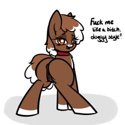 prettyponyplot:  I did a quick (took 20 min) Winona ponification