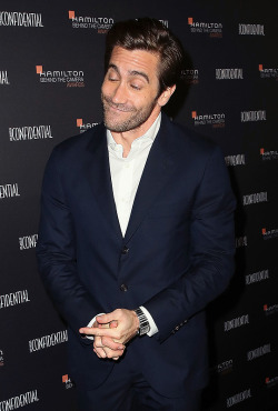 gyllenhaaldaily:Jake Gyllenhaal attends the Hamilton Behind the