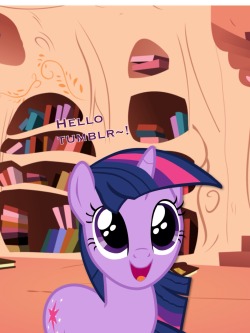 ponysciencetwi:  I missed you~!  Hello cutieTwi~ <3