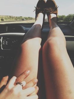 wishes-words-and-wanderlust:  Feet up, windows down, music loud.