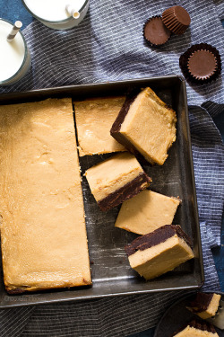 hoardingrecipes:  Peanut Butter Cheesecake Brownies 