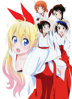 vergil03:  Nisekoi Girls Shrine Maiden Render ~ 