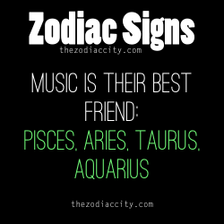 zodiaccity:  REPOST - Zodiac Signs: Music is their best friend