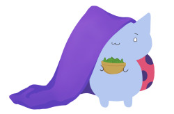 cartoonhangover:  Throw a blanket over it!http://ethstreet.tumblr.com/post/109148043983/catbug-is-so-cuteDrop