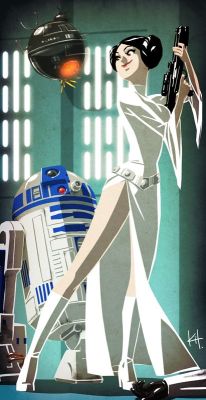 mutantcaveman:  Leia by kit-kit-kit