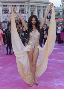 rubyreed: Me showing up to your funeral.   Conchita, Lifeball,