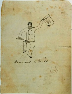 holmesguy: Arthur Conan Doyle drew a little picture of himself