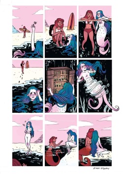 monstrumagicae:  I made a small short sad gay mermaid comic that
