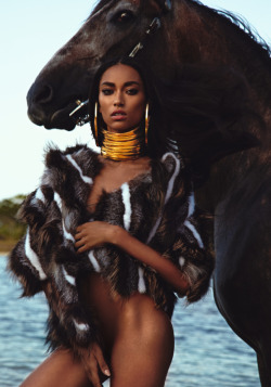 thefabuleststp:  Anais Mali in “Amazon” for French Revue