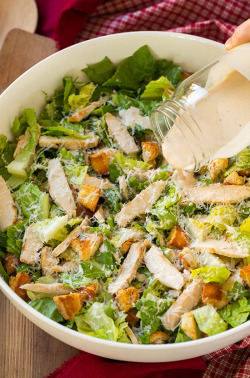 do-not-touch-my-food:  Chicken Caesar Salad with Garlic Croutons