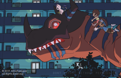 tetratheripper:  Digimon’s first movie inspired because i love
