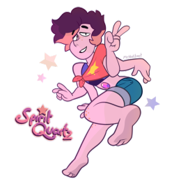 mrhaliboot:  So I finally caved and did a Steven and Lapis fusion,