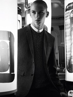 justdropithere:  Dominik Sadoch by Karim Sadli - Dior Homme,