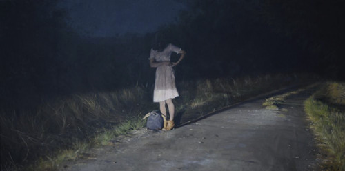 nevver: Some girls wander by mistake, Alex Russell Flint (because)