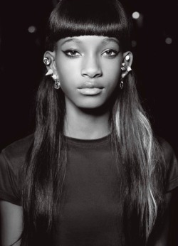 gothgirlsgotogivenchy:  WILLOW SMITH PHOTOGRAPHED BY KARL LAGERFELD