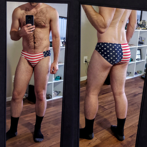 teenfuzz: thatgayvirgo:  New Year. New Speedo. Need to work on