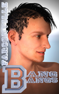 Bang  Bangs hair was made especially for Genesis 3 Male and Michael