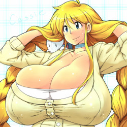 theycallhimcake:  So um Hataraki Ari drew Cassie. I’ll… well,