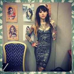 gogoblackwater:  #ootd Brighton tattoo convention day 2: @lovelysallycb