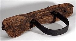 A coffin collar was used to prevent grave robbers from stealing