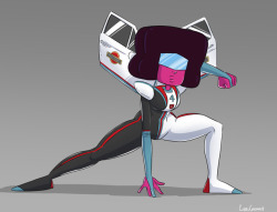 Commission round-up! We got Autobot Jazz Garnet, a fabulous anime