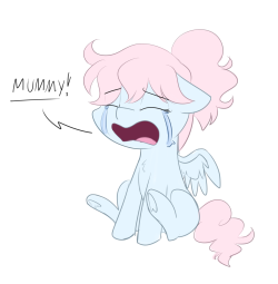 princessnoob-art:  Quick doodle of toddler Nooby  Awww ;w;
