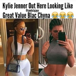 queenrhenna:  kikikrazii:  Instagram: @blacchyna @kyliejenner