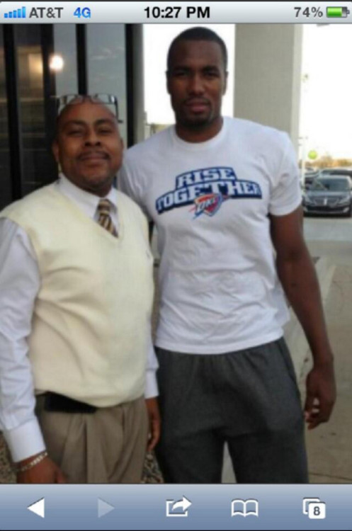 Oklahoma Thunder’s Serge Ibaka