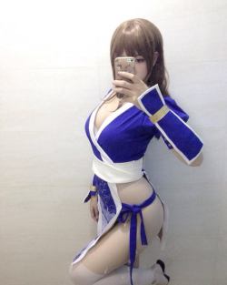 annatofu: My Kasumi cosplay from Dead or Alive 5 :3 Follow me guys 