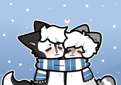 qtipps: reav and bee just keepin eachother warm  <3