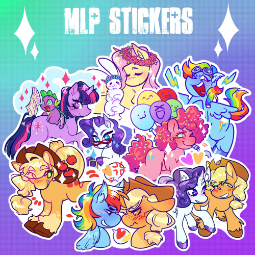 makanioverlord:hey guys I got mlp stickers in my shop now! all