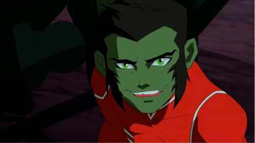 Beastboy is definitely one of my fave DC heroes. His power is extremely desirable and generally he is an adorable clown in the cartoons and from what I’ve seen of him in the comics he’s a sexy hero indeed. 